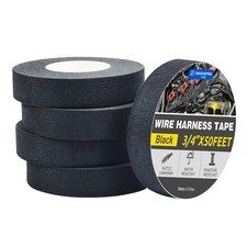 Wire Harness Tape, High Temp Wire Harness Cloth Tape - Self-Adhesive Fabric E...
