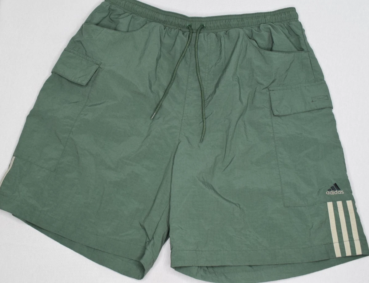 adidas Nylon Green Shorts for Men for sale | eBay