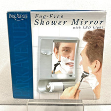 Fog-Free Shower Mirror with Led Light Park Avenue Bath Shaving New in Box
