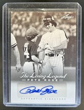 2012 Leaf Pete Rose The Living Legend Auto #AU-37 Phillies