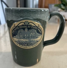 Deneen Pottery Souvenir Mug~The Lake House At Ferry Point~Lake Winnisquam, NH