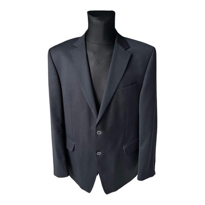 Westbury Premium Sakko Herren Gr 56 Dunkelblau Schurwolle Elegant Business