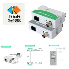 POE Over Coax EOC Converter Over Coax Max 3000ft Power and Data Transmission...