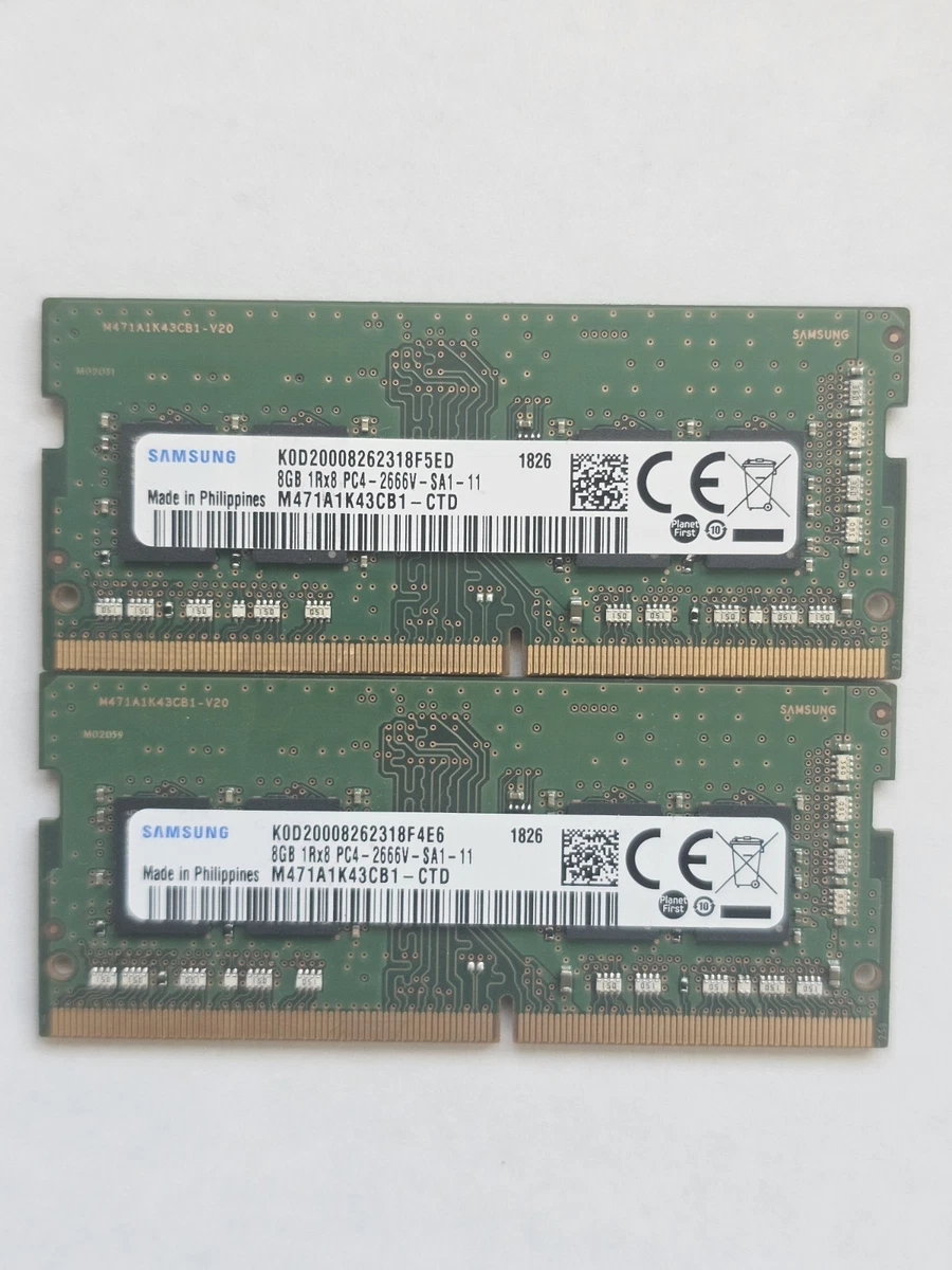 Samsung PC4-21300 (DDR4-2666) Bus Speed Computer RAM 8 GB Capacity
