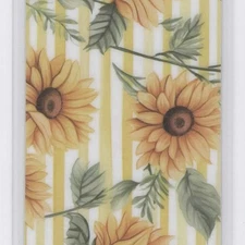 2x6 Inch Joyful Sunflowers Bookmark For Books, Gift For Bookworms & Book Lovers