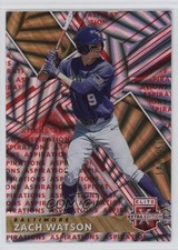 2019 Panini Elite Extra Edition Aspirations Red /150 Zach Watson #79 07rd