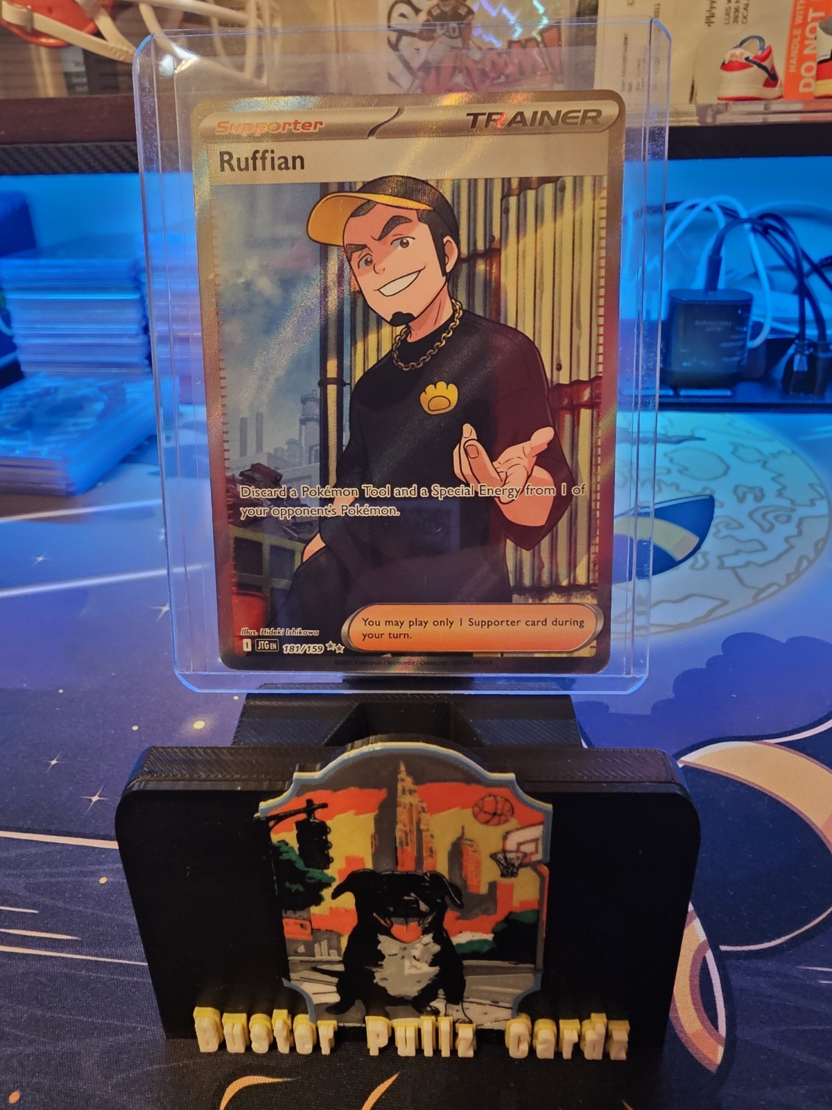 Pokemon Ruffian 181/159 Journey Together Ultra Rare Full Art Holo NM