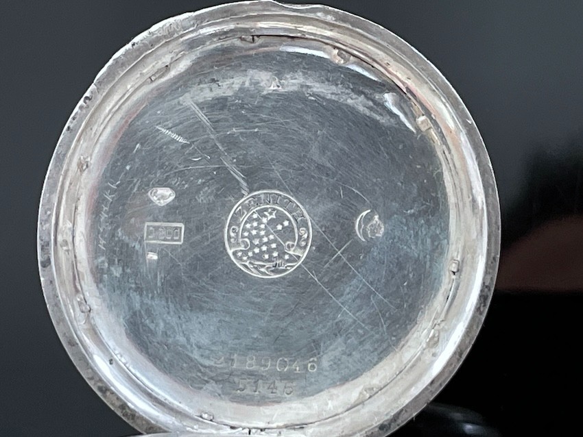 Antique Zenith Solid Silver Pocket Watch Grand Pr… - image 5