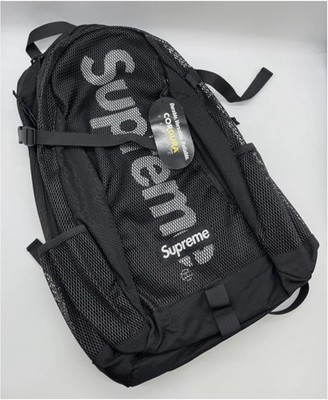 Supreme Men's Black Backpack FW20 100% Authentic | eBay