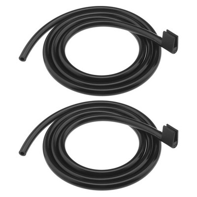 VGOL 1 Pair Car Front Windscreen Washer Jets Nozzle with Pipe Hose Compatible...