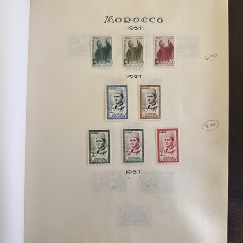 Francobolli marocchini libretto di 75 francobolli con cerniera in perfette condizioni anni 1956-1963 - Foto 5 di 10