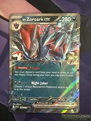 Play! Pokemon Prize Pack Series 7 Journey Together N's Zoroark ex