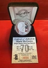 MARK McGWIRE 1 Troy oz .999 SILVER Round Coin 70 Home Run 3884 Highland Mint COA