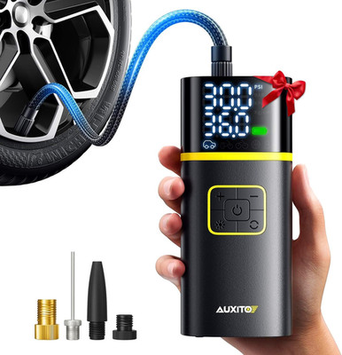 AS1 Tire Inflator Portable Air Compressor - 150PSI Bike Pump 1Min Fast Inflate w
