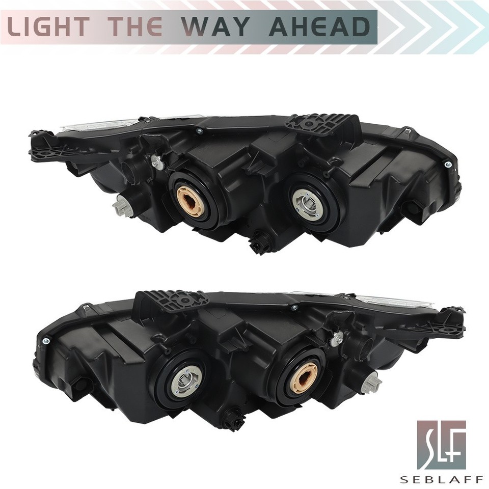 Civic Headlight Halogen Headlight Assembly Set For 2016-2020 Honda Civic – Left & Right Side – DOT/SAE Approved – Chrome Housing Honda Civic Headlights Led - Foto 5