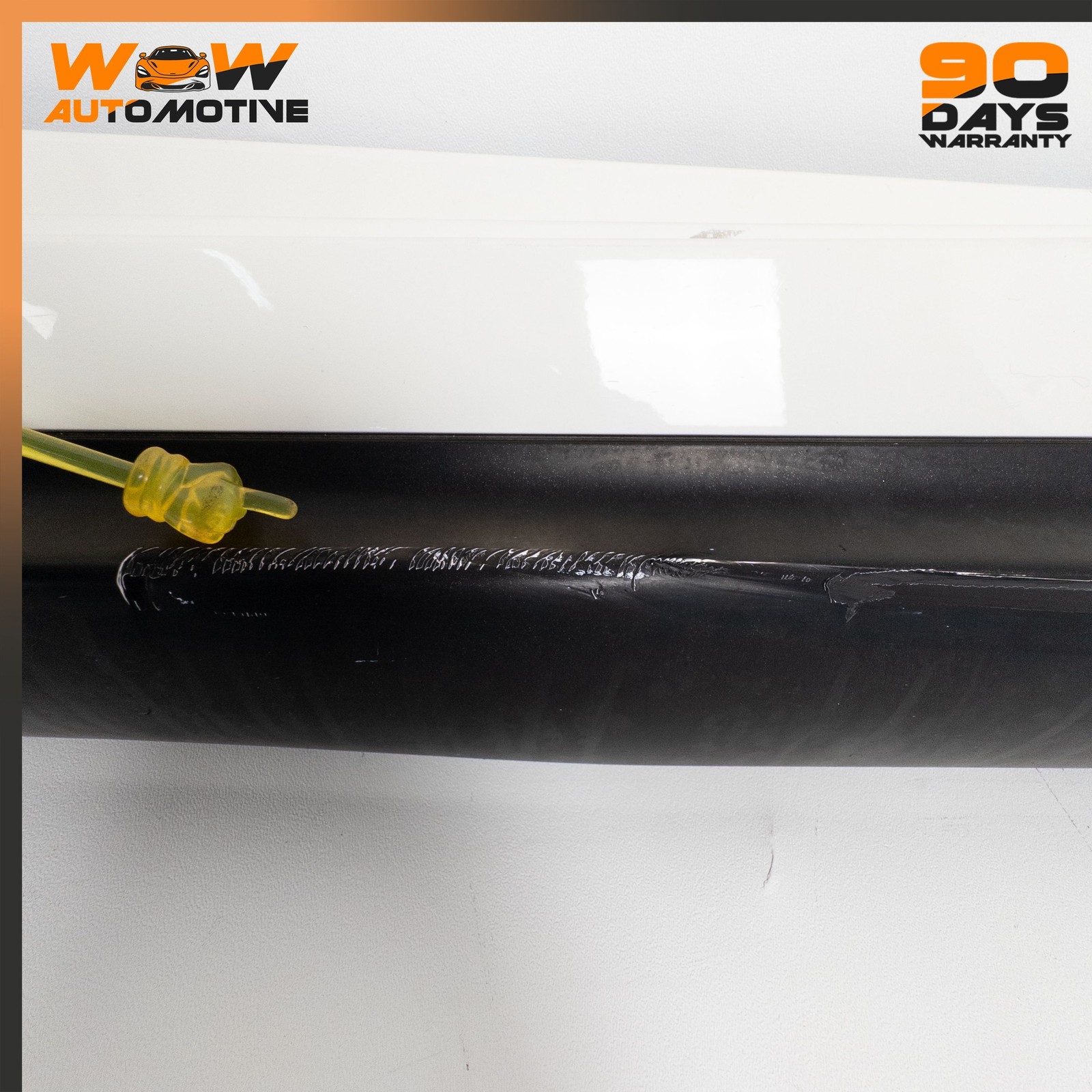 13-19 MASERATI QUATTROPORTE GTS LEFT DRIVER SIDE ROCKER PANEL SKIRT WHITE OEM