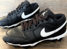 Jordan Air Jordan Youth Baseball Cleats Molded Black/White US 5.5Y