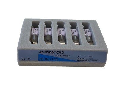 IPS e.max CAD HT B2 I12 Blocks for PlanMill   5 Pieces