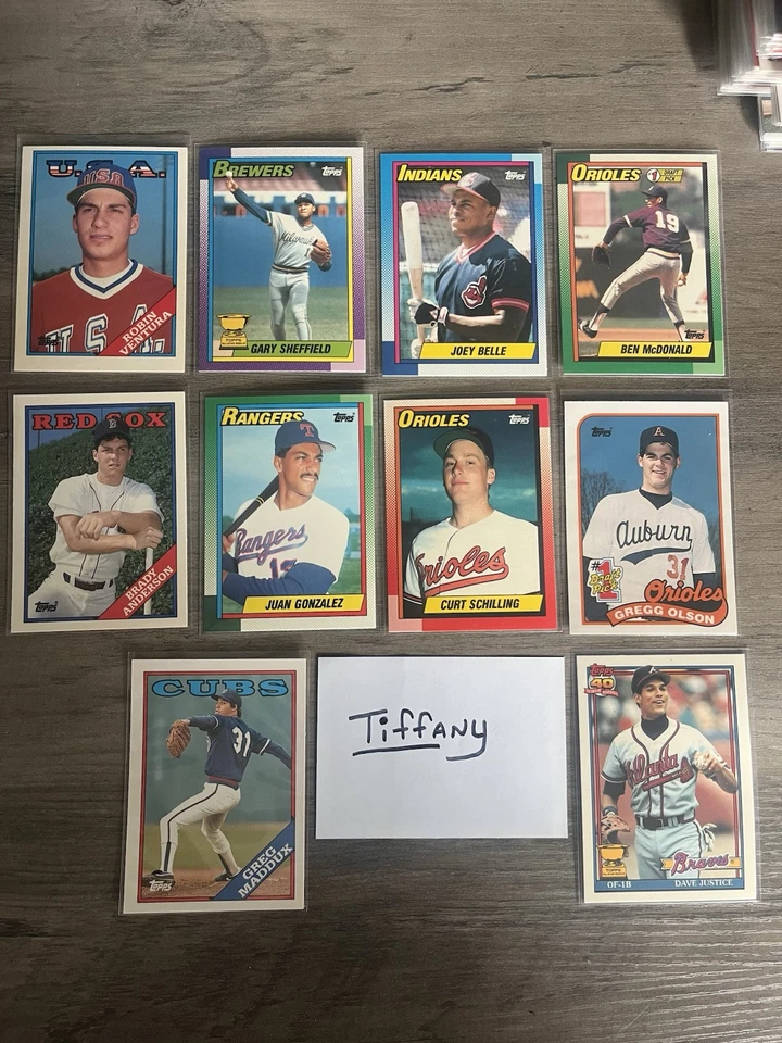 10 Topps Tiffany RC/HOF + 140 Más Base Set Mixto RC’s, Insertos, HOF Foto 2 de 4
