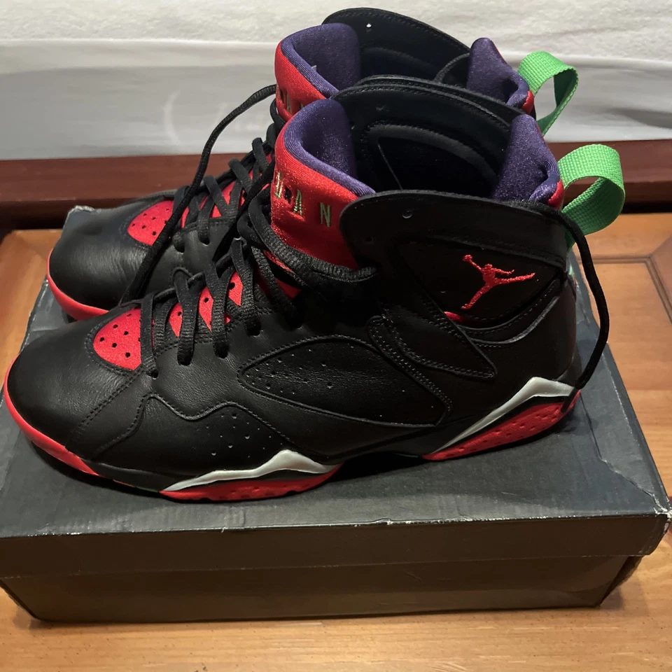 Zapatillas Air Jordan 7 Retro Marvin el Marciano Talla 10 Hombre 304775 029 2015 Foto 3 de 4