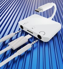 Type-C Sound Card USB-C 3.5mm Audio Interface for Earphone Speaker Computers xx
