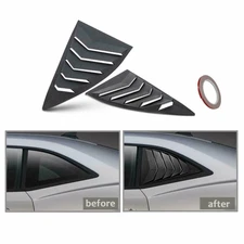 Quarter Side Window Louver Cover Vent For 2010-2015 Chevy Camaro LS LT RS SS GTS