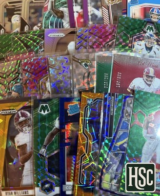 Football NFL - 80 Card Lot - Rookies, Parallels, Memorabilia, Autos, Numbered