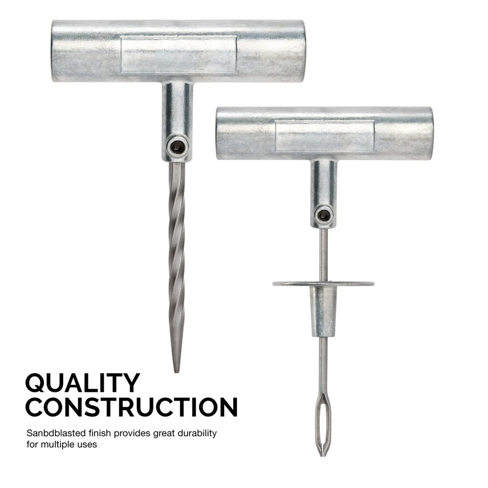 Tooluxe 50002L Universal Tire Repair Kit to Fix Punctures and Plug Flats, Value - Image 2 of 4