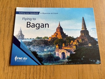 FMI Air Flying to Bagan Airline Issue Postkarte