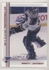 2000-01 ITG Be A Player Memorabilia Ruby 103/200 Brent Johnson #439 u6m