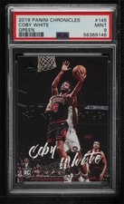 2019-20 Panini Chronicles Luminance Green Coby White #145 PSA 9 MINT a3q