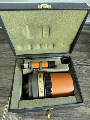 Vintage Celestron C90 Maksutov Teleskop 1000mm f/11 orange Tube S/N 97175 - Bild 1 von 4