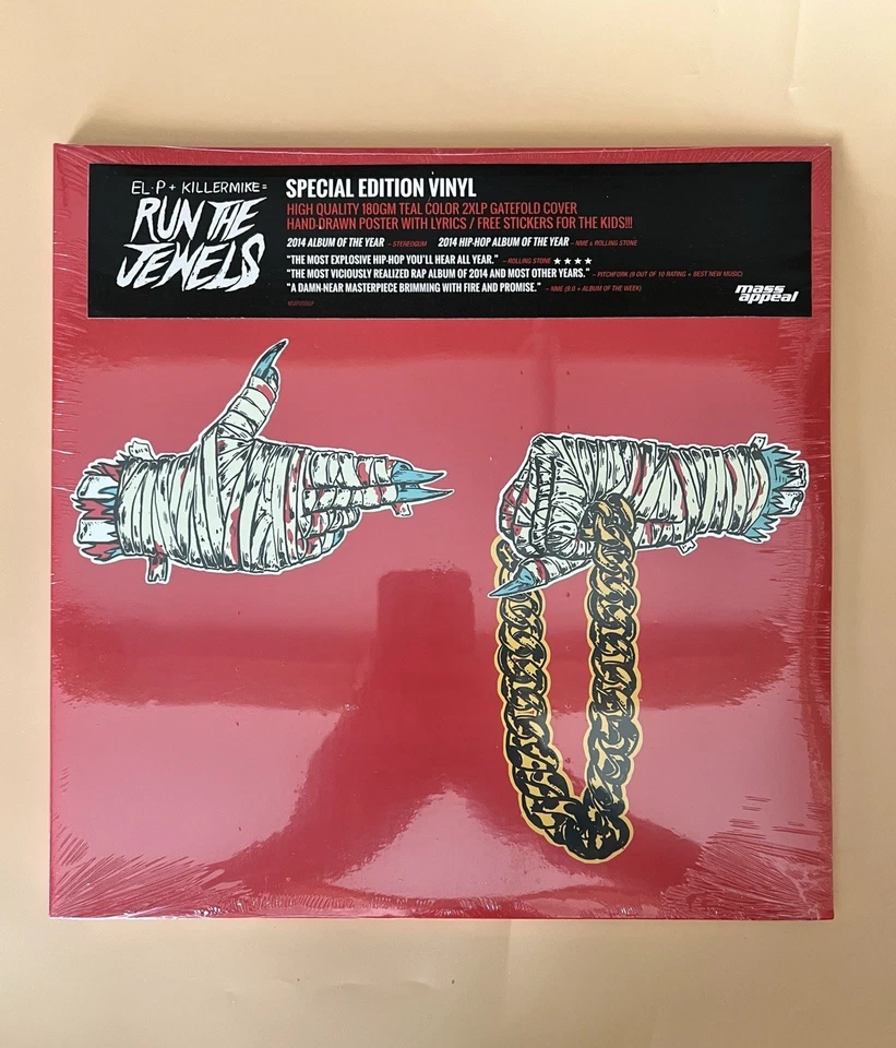 Run the Jewels 2 Special Edition 180GM Teal 2 Vinyl LP New Sealed (Record, 2014) - Image 4 of 4