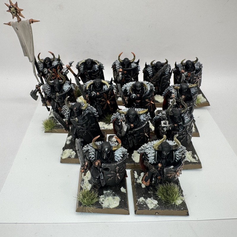 Chaos Warriors 14 Warriors of Chaos Warhammer Old World Painted GW ON-3