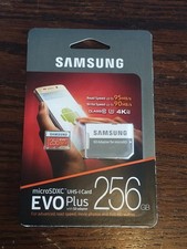 Samsung EVO 256GB UHS-I microSDXC U3 Memory Card with Adapter 1 Pack