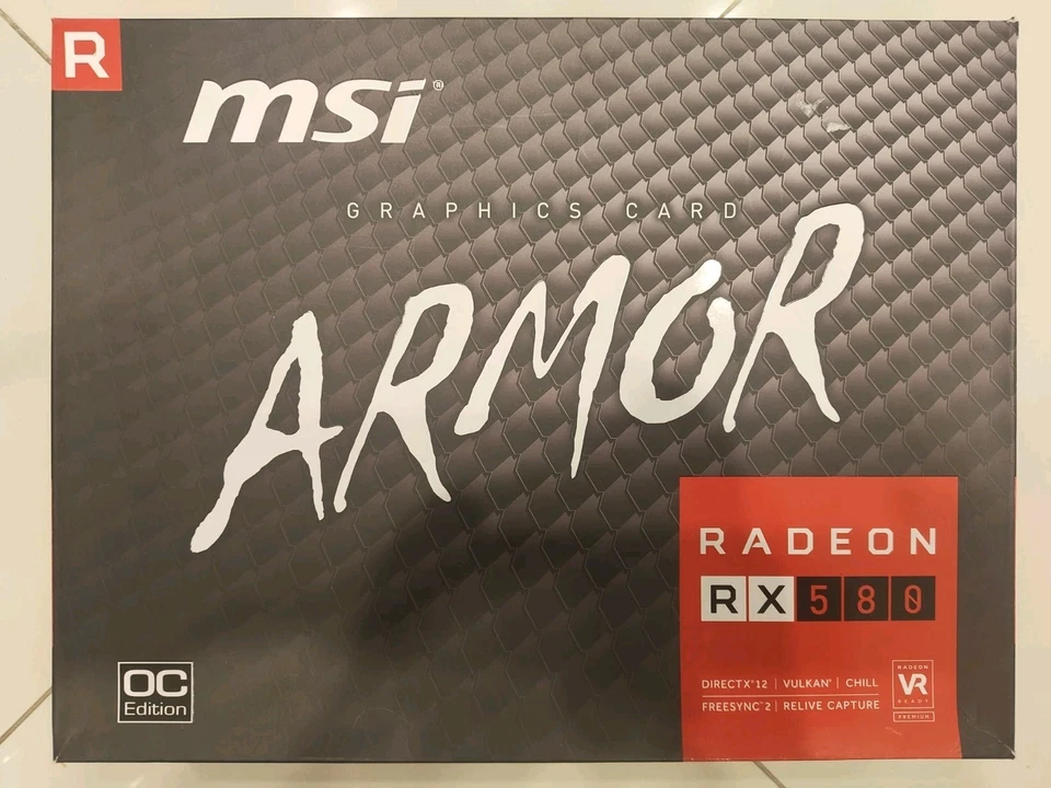 MSI Radeon RX 580 ARMOR 8G OC 8GB GDDR5 PCIe Video Card (RADEONRX580ARMOR8GOC) - Image 2 of 4