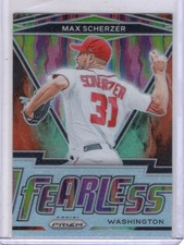 2021 Panini Prizm Cosmic Haze Prizm #FR-20 Max Scherzer Washington Nationals