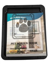 Pet Screen Door 9.4x11.4 In. Lockable Dog Screen Door Self-Closing