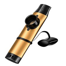 Kazoo Brass Adjustable Tone Extra Membranes Music Accompaniment(gold) Gold