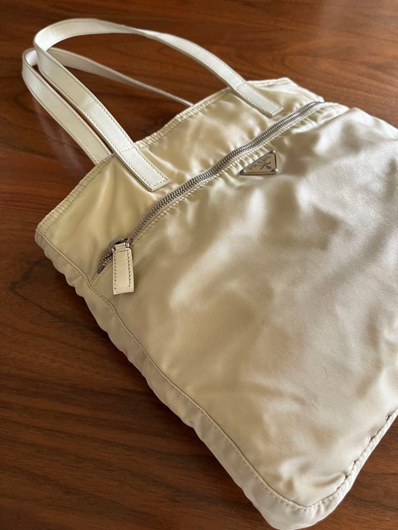 PRADA Shoulder Bag Ivory  Condition thumbnail 2