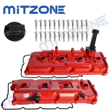 2PCS Upgraded Engine Valve Cover w/gasket for 02-10 Infiniti FX45 M45 Q45 VK45DE