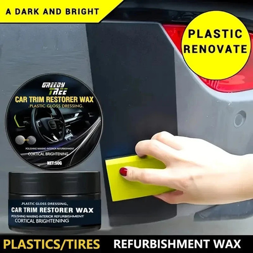 Crystal Clear Car Trim Restorer – Interior Plastic & Panel Shine Repair Gel - Picture 2 of 6