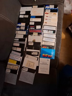 Großes Commodore C64/C128 Disketten-Konvolut   64'er, INPUT 64, Markt & Technik