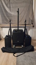 LD Systems Dave 12 G 3 PA-System Disco System Set mit Rollbrett und Schutzhüllen