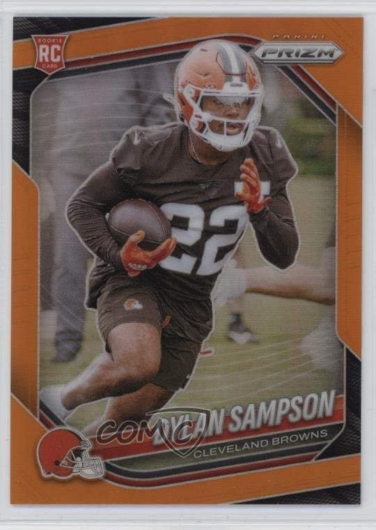 2025 Panini Prizm Rookies Orange Prizm 108/249 Dylan Sampson #365 1u6