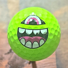 Vice Greg Mike Golf Ball, Monster Face Graphic - Single 1 Ball