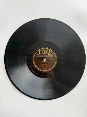 Guy Lombardo   Be Mine 10'' 78 RPM Record 1948 Decca Personality Series Jazz Pop