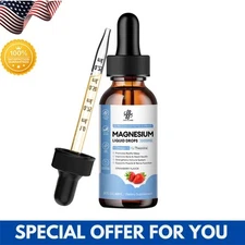 Magnesium Taurate Liquid 60ml Drops Magnesium Potassium Supplement 2300mg