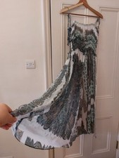 Zara Green Long Dress Sleeveless Summer