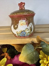 Greenbrier International Christmas Santa Sugar Bowl.